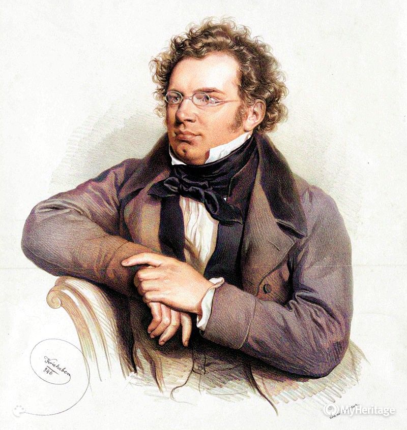 Franz Schubert nauka gry na pianinie