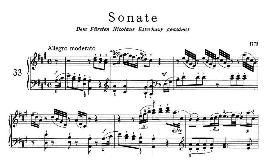 Joseph Haydn - Sonata in A major Hob. XVI-26 DomPełenMuzyki