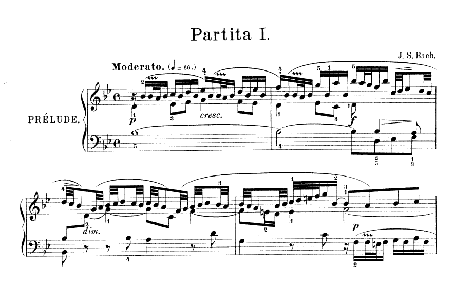 Jan Sebastian Bach - Partita No. 1 in B major, BWV 825 Dom Pełen Muzyki