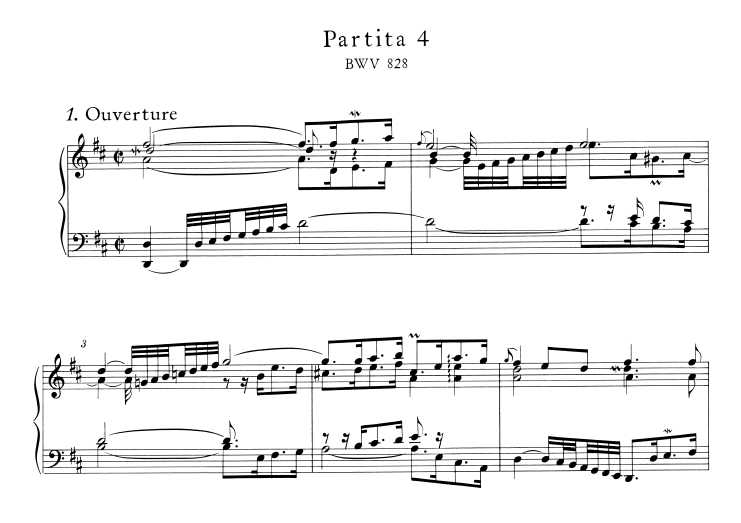 Bach - Partita No. 4 in D DomPełenMuzyki