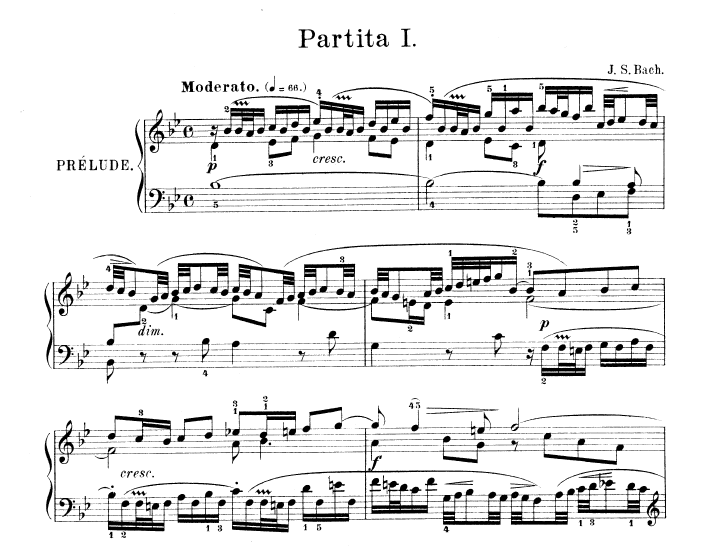 J. S. Bach - Partita No. 1 in B, BWV 825 Dom Pełen Muzyki