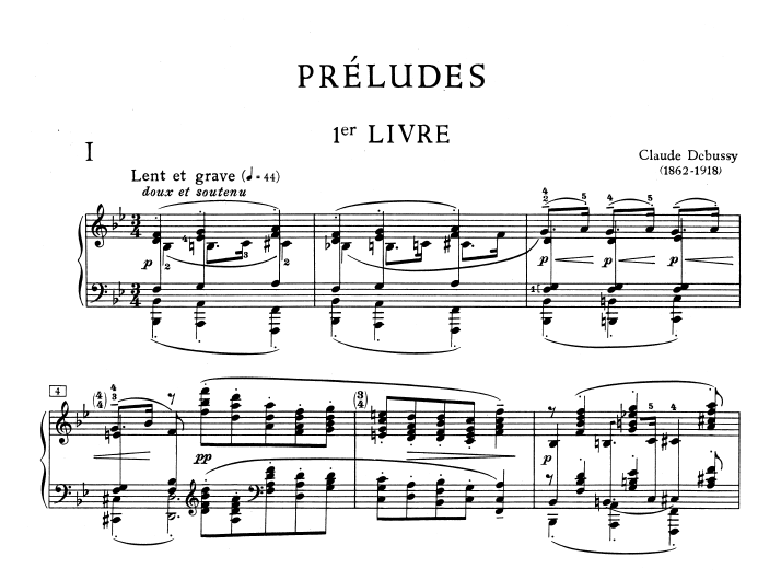 CleudeDebussy - Préludes, Book 1 DomPełenMuzyki
