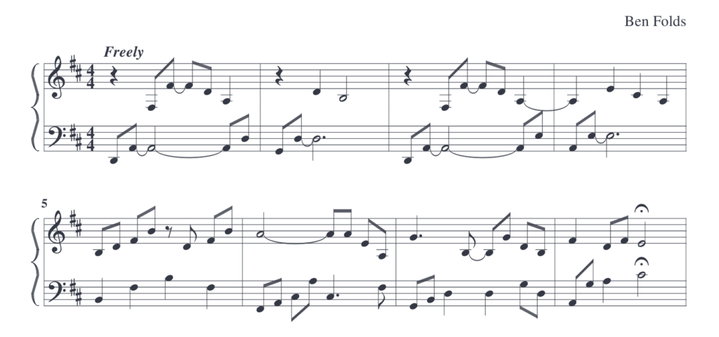 BEN FOLDS nauka gry na keyboardzie