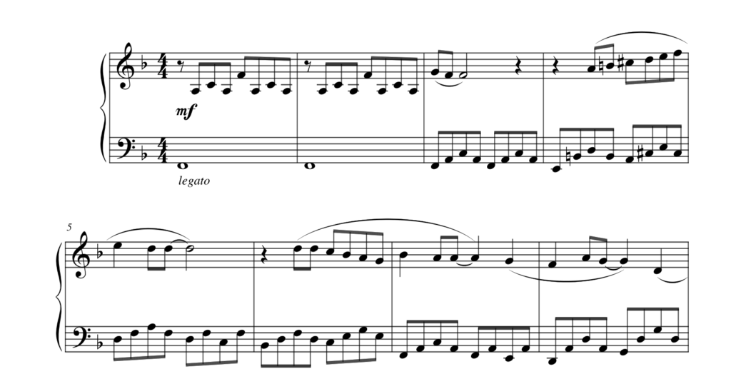 THE BEATLES nuty na pianino