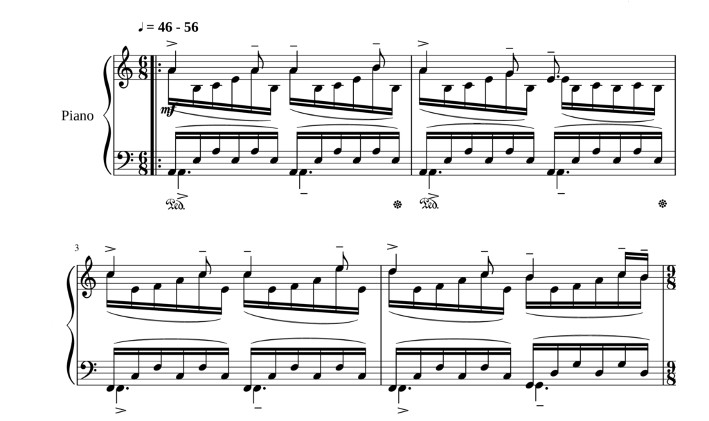 Michael Nyman piano solo